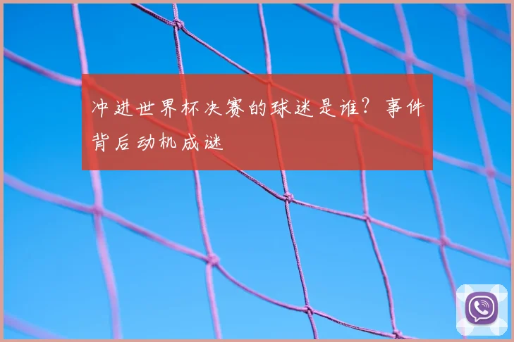 冲进世界杯决赛的球迷是谁?事件背后动机成谜